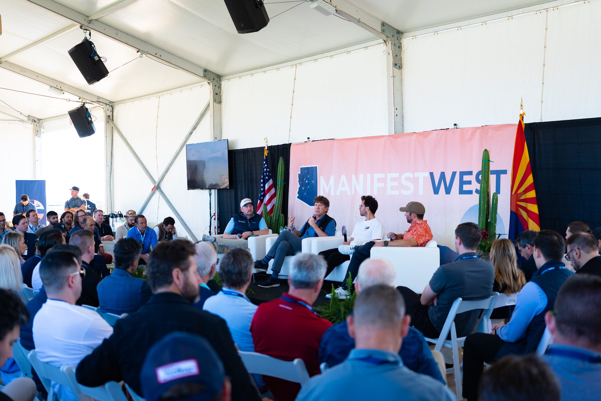 Panel discussion under the Manifest West banner