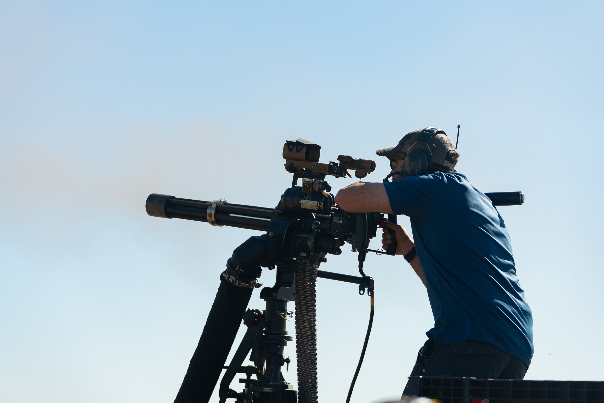 Live-fire weapons demonstration at MAC range event